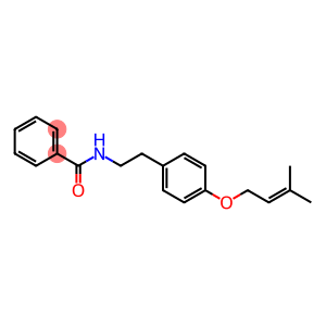 Benzamide, N-[2-[4-[(3-methyl-2-buten-1-yl)oxy]phenyl]ethyl]-