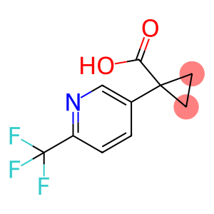 1-[6-(trifluoromethyl)-3-pyridyl]cyclopropanecarboxylic acid