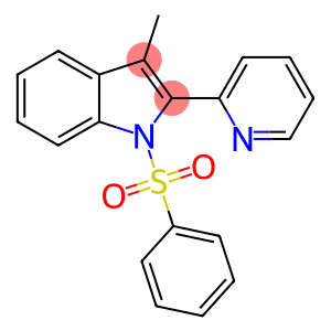 3-Methyl-1-(phenylsulfonyl)-2-(pyridin-2-yl)-1H-indole