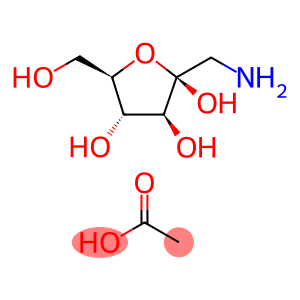 1-Amino-1-deoxy-beta-D-fructofuranose acetate