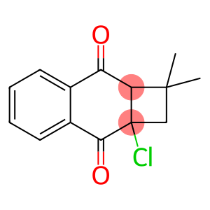 Cyclobuta[b]naphthalene-3,8-dione, 2a-chloro-1,2,2a,8a-tetrahydro-1,1-dimethyl-