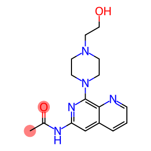 Acetamide, N-[8-[4-(2-hydroxyethyl)-1-piperazinyl]-1,7-naphthyridin-6-yl]-