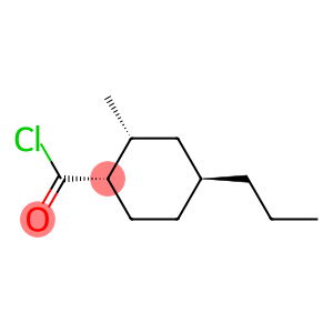 Cyclohexanecarbonyl chloride, 2-methyl-4-propyl-, (1alpha,2alpha,4beta)- (9CI)