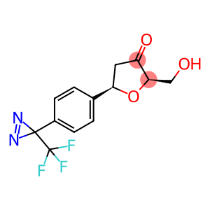 Dihydro-2-(hydroxymethyl)-5-[4-[3-(trifluoromethyl)-3H-diazirin-3-yl]phenyl]-,(2R,5R)-3(2H)-Furanone