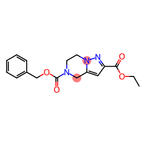 Pyrazolo[1,5-a]pyrazine-2,5(4H)-dicarboxylic acid, 6,7-dihydro-, 2-ethyl 5-(phenylmethyl) ester