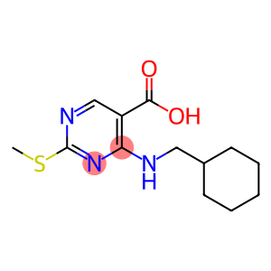 4-((环己基甲基)氨基)-2-(甲硫基)嘧啶-5-羧酸