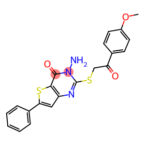 3-amino-2-{[2-(4-methoxyphenyl)-2-oxoethyl]sulfanyl}-6-phenylthieno[3,2-d]pyrimidin-4(3H)-one