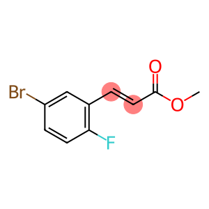 2-Propenoic acid, 3-(5-bromo-2-fluorophenyl)-, methyl ester, (2E)-