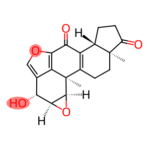 (-)-1α,2α-Epoxy-3β-hydroxyandrosta-5-eno[6,5,4-bc]furan-8-ene-7,17-dione