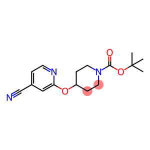 1-Piperidinecarboxylic acid, 4-[(4-cyano-2-pyridinyl)oxy]-, 1,1-dimethylethyl ester