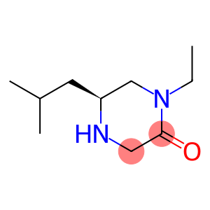 (5S)-1-ETHYL-5-(2-METHYLPROPYL)PIPERAZIN-2-ONE