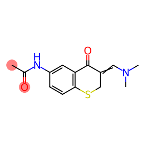 N-[3-[(Dimethylamino)methylene]-3,4-dihydro-4-oxo-2H-1-benzothiopyran-6-yl]acetamide