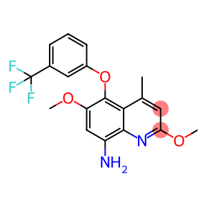 2,6-DIMETHOXY-4-METHYL-5-[3-(TRIFLUOROMETHYL)PHENOXY]QUINOLIN-8-AMINE