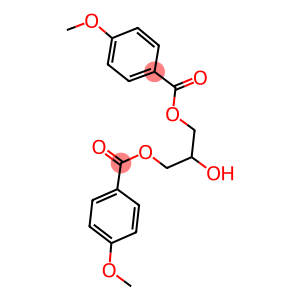 2-hydroxy-3-[(4-methoxybenzoyl)oxy]propyl 4-methoxybenzoate