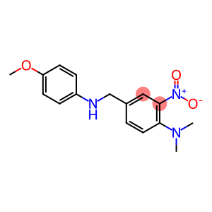 4-[(4-methoxyanilino)methyl]-N,N-dimethyl-2-nitroaniline