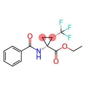 ethyl (1S,2R)-1-benzamido-2-(trifluoromethyl)cyclopropane-1-carboxylate