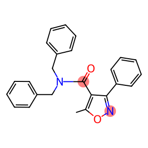 N,N-dibenzyl-5-methyl-3-phenyl-4-isoxazolecarboxamide