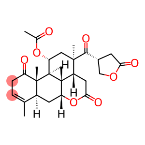 Picras-3-ene-1,16-dione, 11-(acetyloxy)-13-[[(3R)-tetrahydro-5-oxo-3-furanyl]carbonyl]-, (11α)- (9CI)