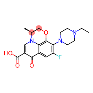 (3S)-10-(4-Ethyl-1-piperazinyl)-9-fluoro-2,3-dihydro-3-Methyl-7-oxo-7H-pyrido[1,2,3-de]-1,4-benzoxazine-6-carboxylic Acid(Levofloxacin IMpurity)