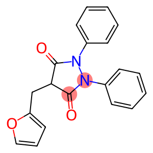 4-Furfuryl-1,2-diphenyl-3,5-pyrazolidinedione