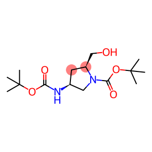 (2S,4S)-4-((叔丁氧基羰基)氨基)-2-(羟甲基)吡咯烷-1-羧酸叔丁酯