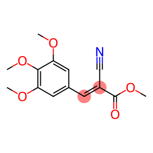 2-cyano-3-(3,4,5-trimethoxyphenyl)acrylic acid methyl ester