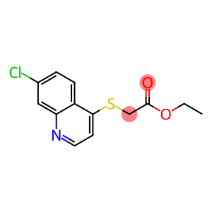 Ethyl [(7-chloroquinolin-4-yl)thio]acetate