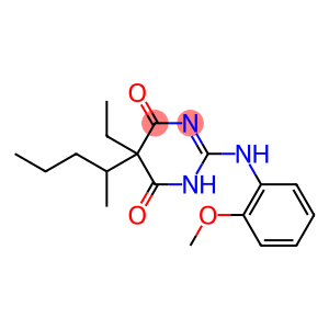 5-ethyl-2-[(2-methoxyphenyl)imino]-5-(1-methylbutyl)dihydro-4,6(1H,5H)-pyrimidinedione