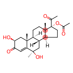 Pregn-4-ene-3,20-dione, 17-(acetyloxy)-2,6-dihydroxy-6-methyl-, (2β,6β)-