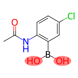 [2-(乙酰氨基)-5-氯苯基]硼酸