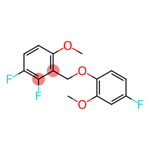 Benzene, 1,2-difluoro-3-[(4-fluoro-2-methoxyphenoxy)methyl]-4-methoxy-