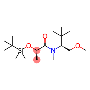 Propanamide, 2-[[(1,1-dimethylethyl)dimethylsilyl]oxy]-N-[1-(methoxymethyl)-2,2-dimethylpropyl]-N-methyl-, [R-(R*,S*)]- (9CI)