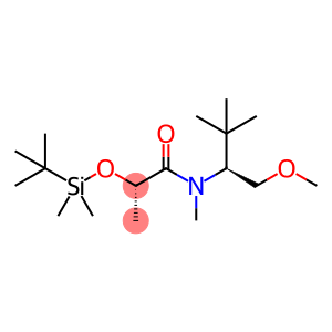 Propanamide, 2-[[(1,1-dimethylethyl)dimethylsilyl]oxy]-N-[1-(methoxymethyl)-2,2-dimethylpropyl]-N-methyl-, [S-(R*,R*)]- (9CI)