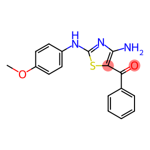 [4-amino-2-(4-methoxyanilino)-1,3-thiazol-5-yl]-phenylmethanone