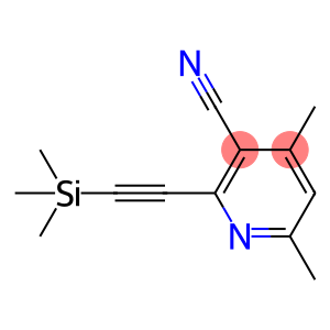 4,6-DIMETHYL-2-TRIMETHYLSILANYLETHYNYL-NICOTINONITRILE