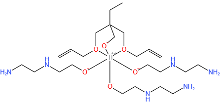 Titanium, tris2-(2-aminoethyl)aminoethanolato-.kappa.O2,2-bis(2-propenyloxy-.kappa.O)methyl-1-butanolato-.kappa.O-, (OC-6-22)-