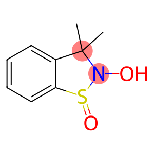 1,2-Benzisothiazole, 2,3-dihydro-2-hydroxy-3,3-dimethyl-, 1-oxide