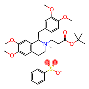 (1R,2R)-1-[(3,4-二甲氧基苯基)甲基]-2-[3-(叔丁氧基)-3-氧代丙基]-1,2,3,4-四氢-6,7-二甲氧基-2-甲基异喹啉苯磺酸盐