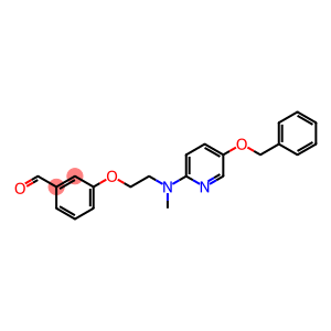 4-{2-[(5-Benzyloxypyridin-2-yl)methylamino]ethoxy}benzaldehyde