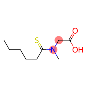 Glycine,  N-methyl-N-(1-thioxohexyl)-