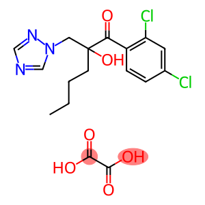 1-Hexanone, 1-(2,4-dichlorophenyl)-2-hydroxy-2-(1H-1,2,4-triazol-1-ylmethyl)-, ethanedioate (1:1)