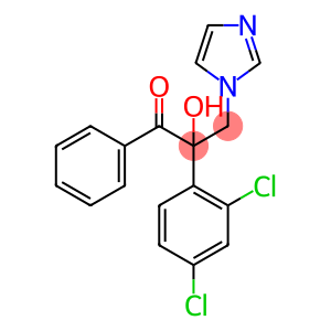 1-Propanone, 2-(2,4-dichlorophenyl)-2-hydroxy-3-(1H-imidazol-1-yl)-1-phenyl-