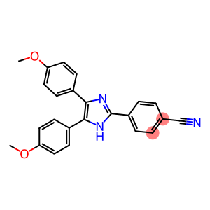 4-[4,5-bis(4-methoxyphenyl)-1H-imidazol-2-yl]benzonitrile