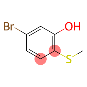 Phenol, 5-bromo-2-(methylthio)-