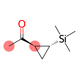 Ethanone, 1-[2-(trimethylsilyl)cyclopropyl]-, trans- (9CI)