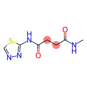 Butanediamide, N1-methyl-N4-1,3,4-thiadiazol-2-yl-