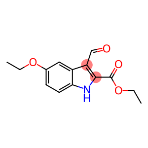 1H-INDOLE-2-CARBOXYLIC ACID,5-ETHOXY-3-FORMYL-,ETHYL ESTER