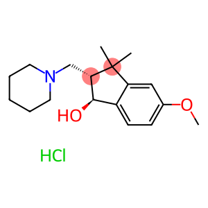 (1S,2S)-5-methoxy-3,3-dimethyl-2-(1-piperidylmethyl)-1,2-dihydroinden- 1-ol hydrochloride