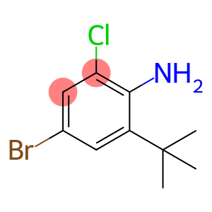 Benzenamine, 4-bromo-2-chloro-6-(1,1-dimethylethyl)-