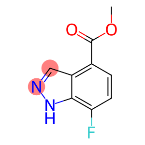 1H-Indazole-4-carboxylic acid, 7-fluoro-, methyl ester